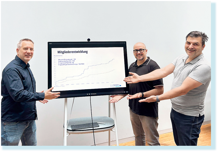 Die Mitglieder der Erneuerbaren-Energie-Gemeinschaft (EEG) Ratzersdorf freuen sich über die steigende Mitgliederzahl. 
