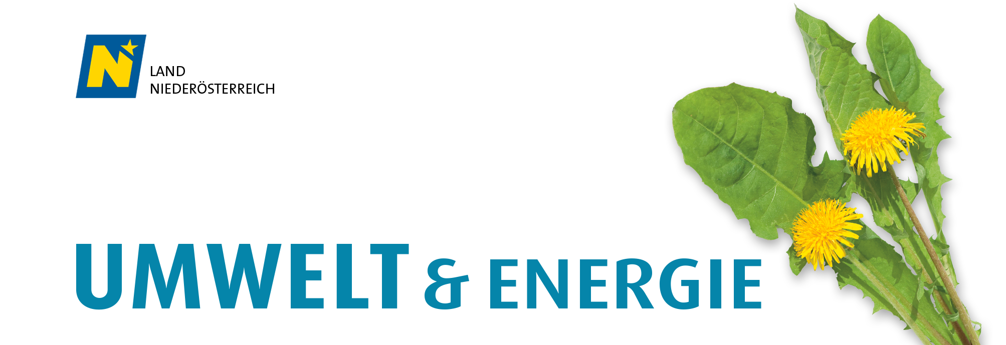Umwelt und Energie - Header - Link zur Startseite des Landes Niederösterreich