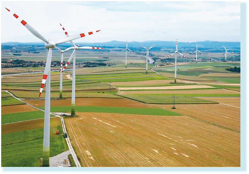 Windräder auf Ackerflächen