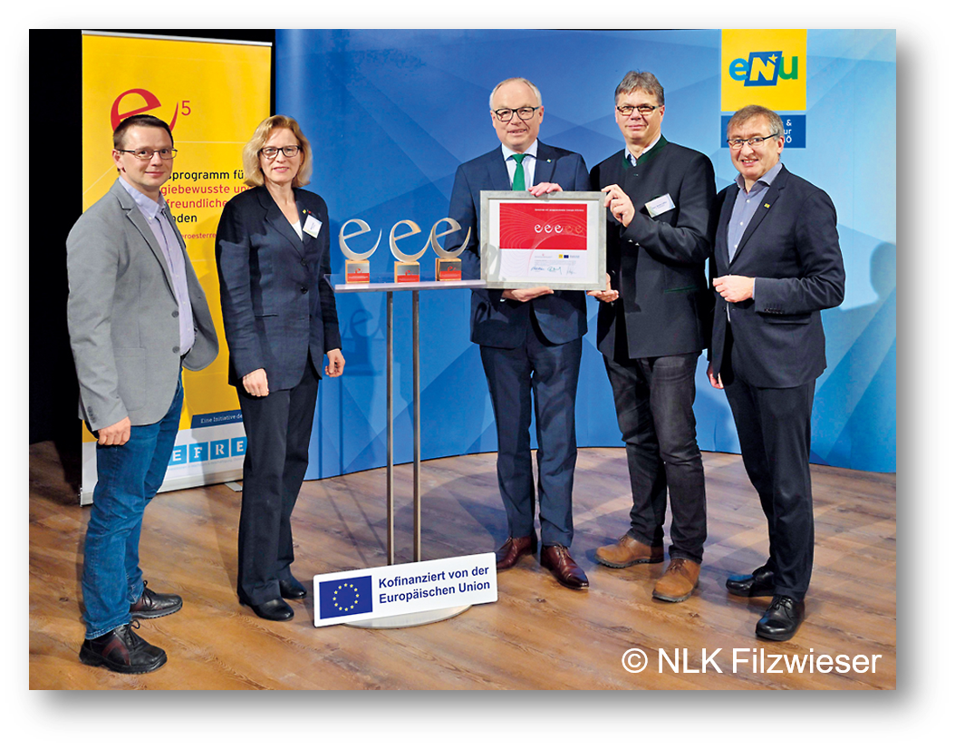 Gedersdorf erhält Auszeichnung im e5-Programm