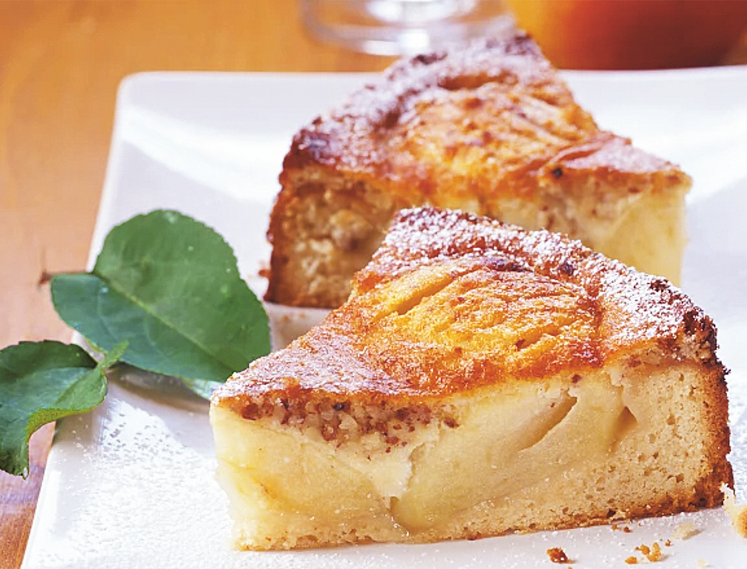 Gedeckte Apfel-Most-Torte