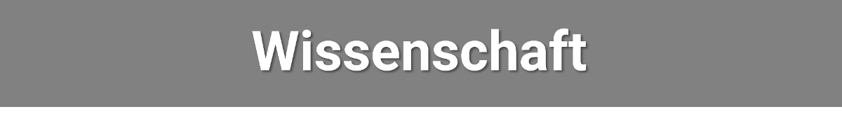 Schriftzug: Wissenschaft