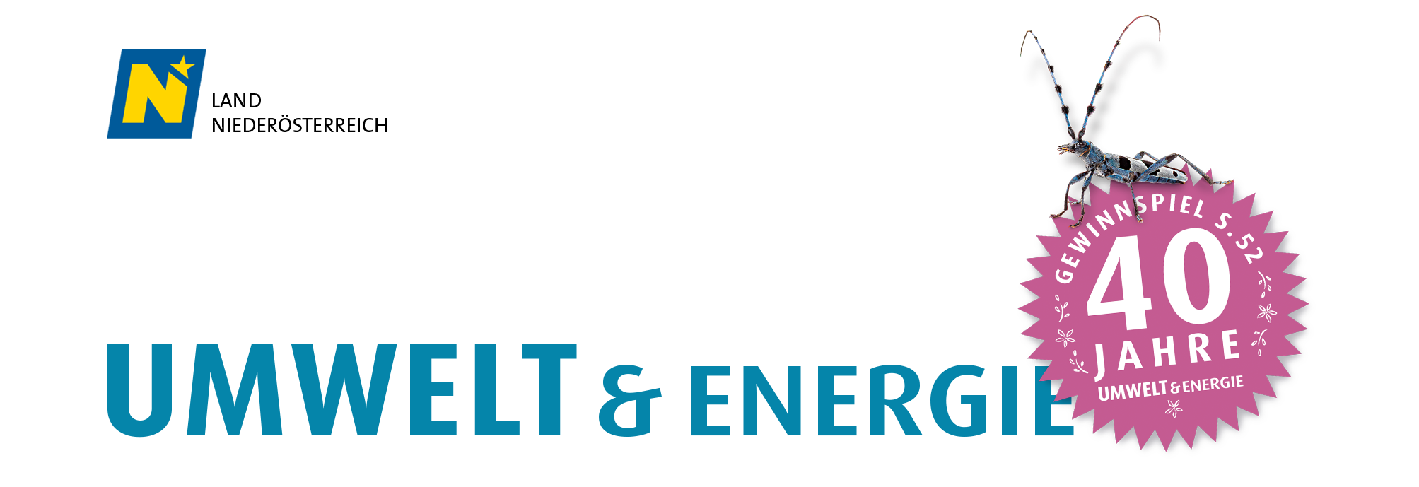 Umwelt und Energie - Header - Link zur Startseite des Landes Niederösterreich