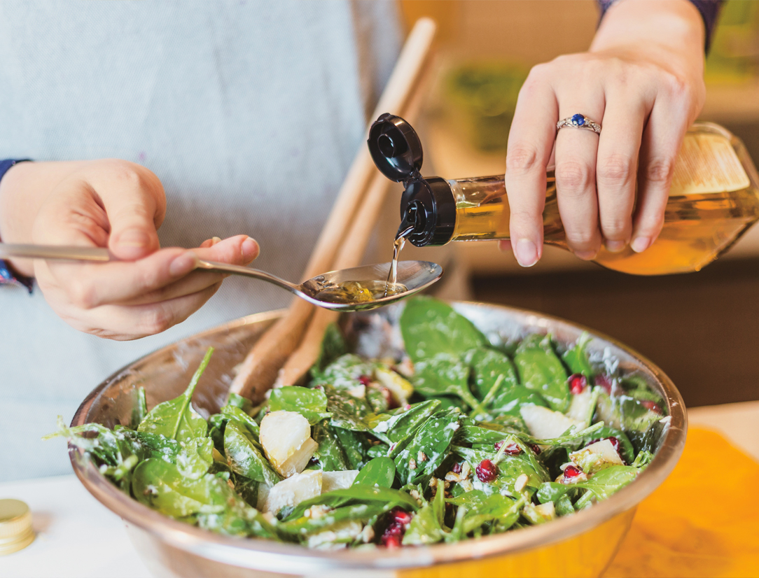 Salat wird abgemacht